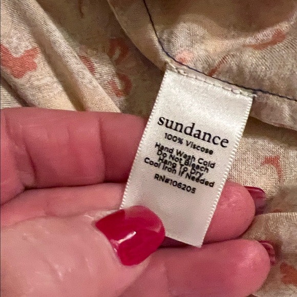 Sundance Paisley and Floral Patchwork Medley Bell Sleeve Blouse, NWOT, L - Picture 10 of 10